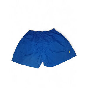 Men's Polo by Ralph Lauren Blue Swim Trunks with Liner Size L 4.5" inseam